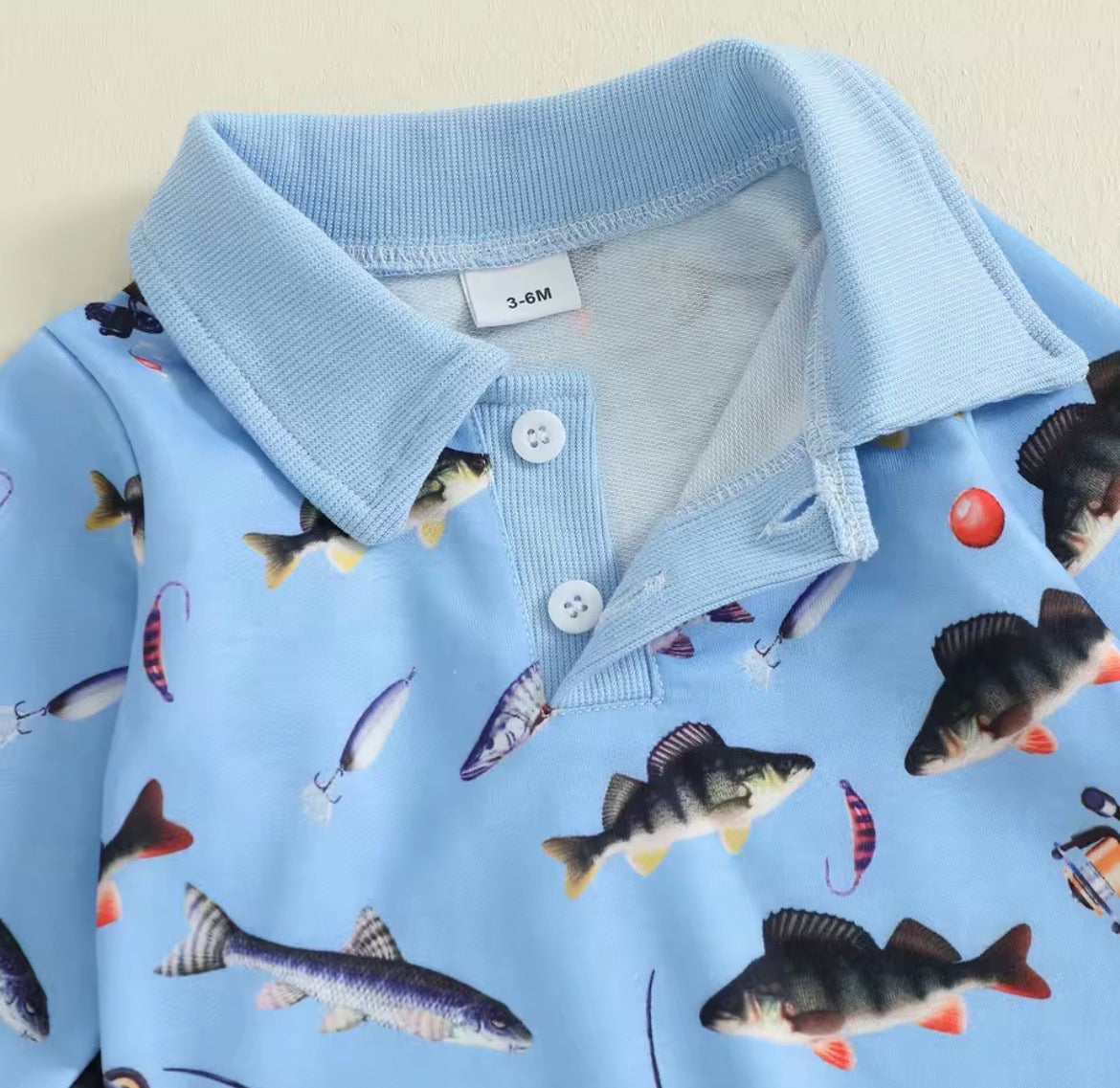 Fishing Blue Jumpsuit