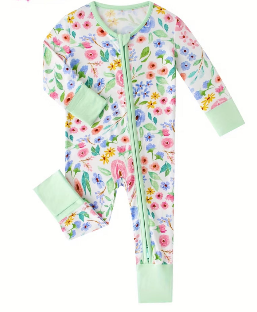 Bamboo Girl Long Sleeve Pajamas