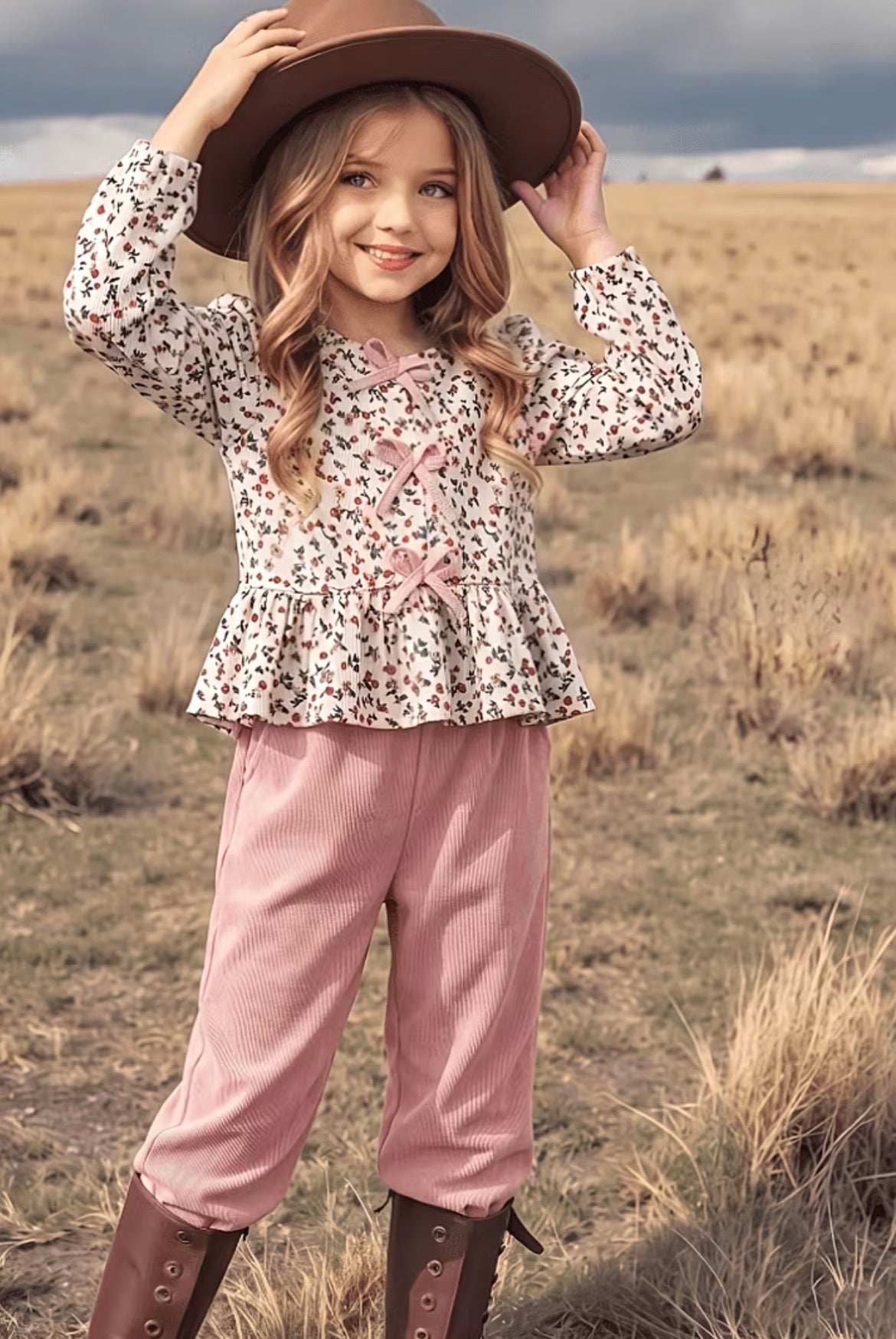 Corduroy Flowers and Bows