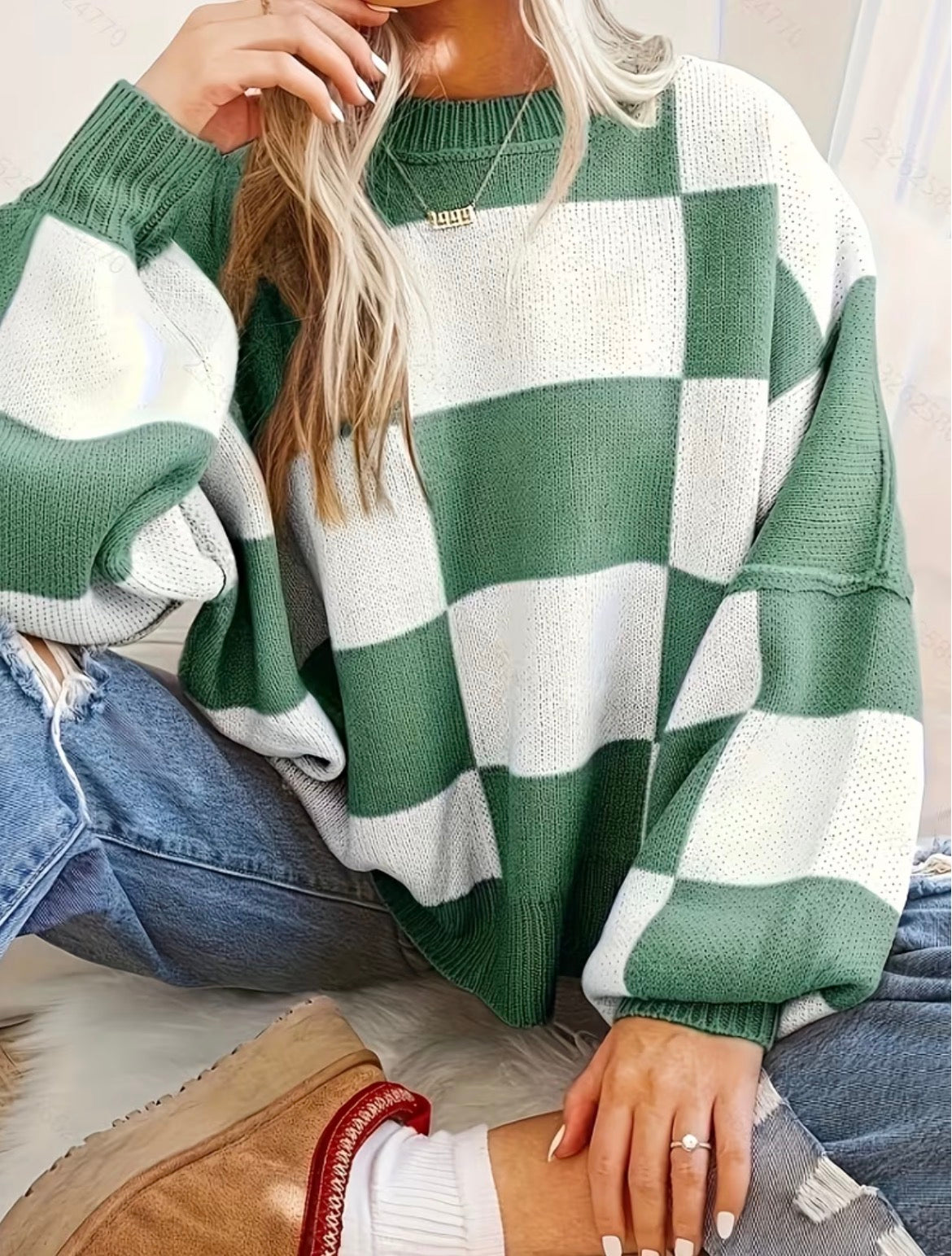 Checkered Sweater