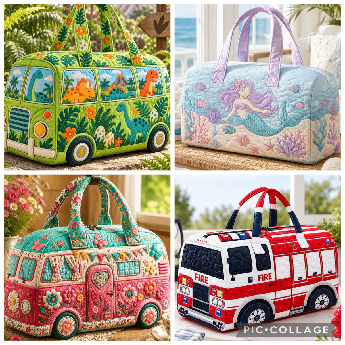 Quilted Duffle Bags