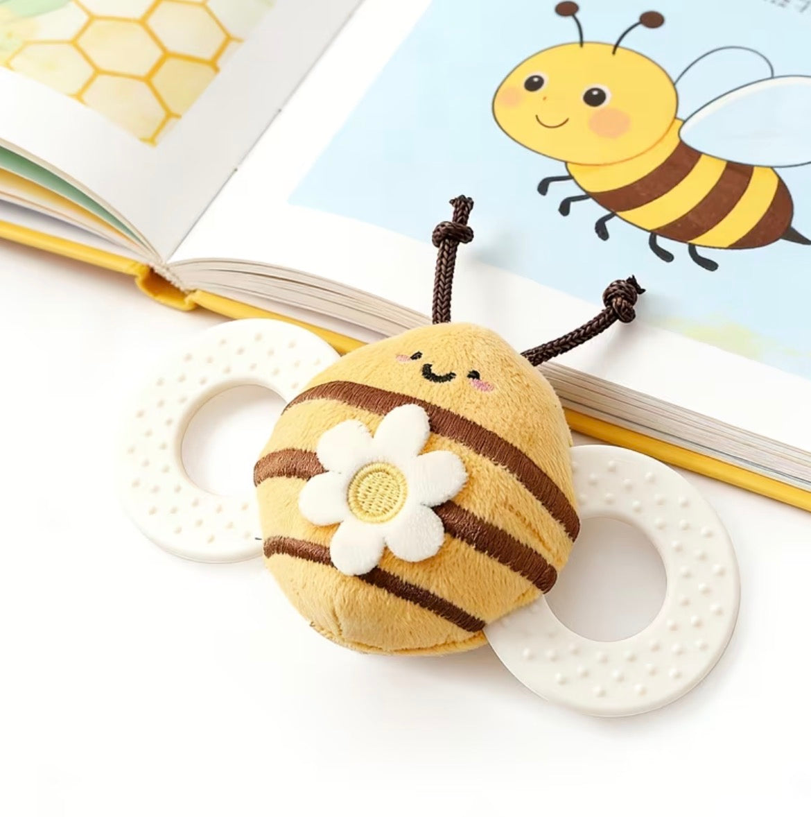 Bee Teether Toy With Mirror
