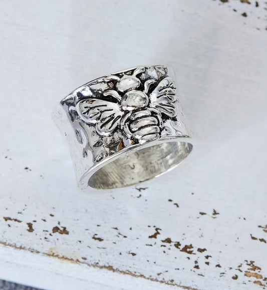 Wide Bee Ring