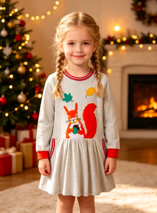 Embroidered Nut Finder Dress