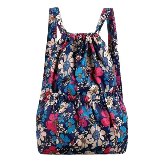 Nylon Drawstring Backpack