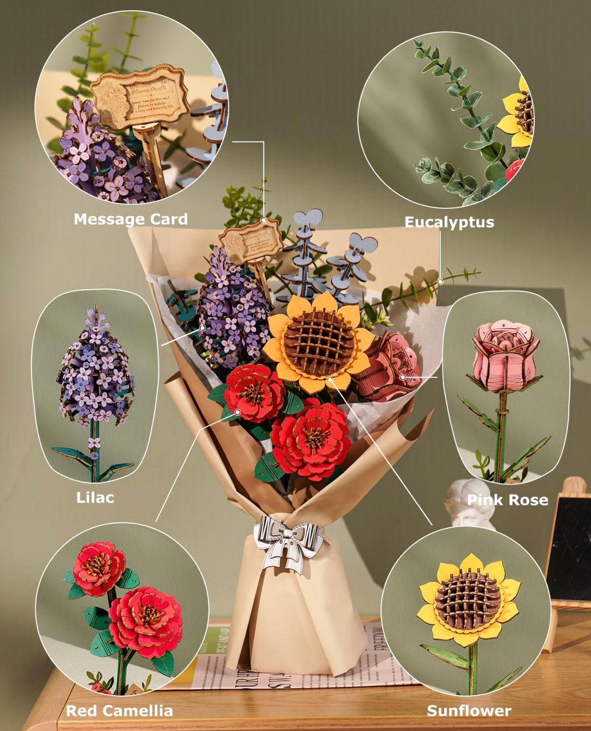 DIY Rowood Wood Flower Boutique
