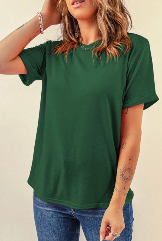 Green Basic Tee