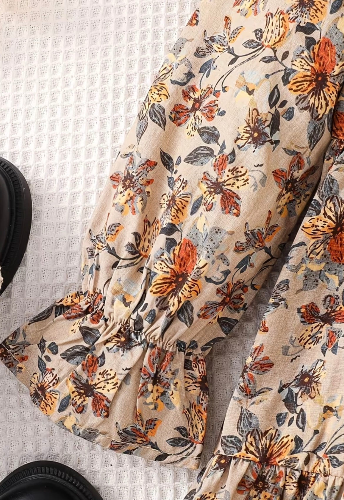 Fall Flower Dress