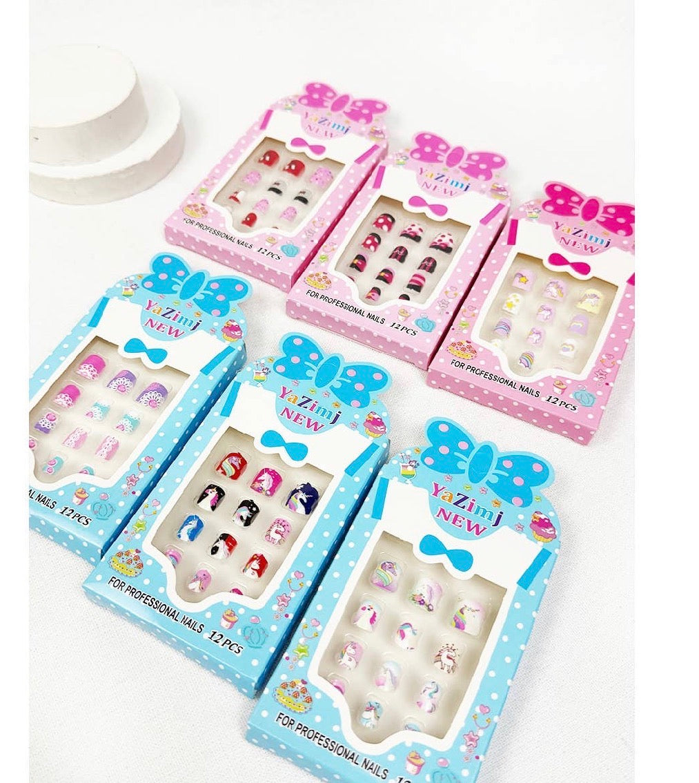 Press On Kids Nails Set
