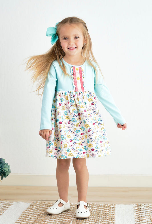 Platinum Mint Floral