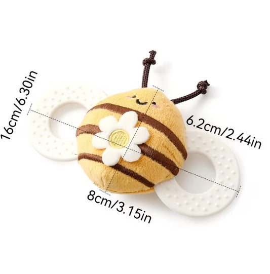 Bee Teether Toy With Mirror