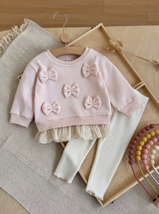 Bows & Eyelet Lace