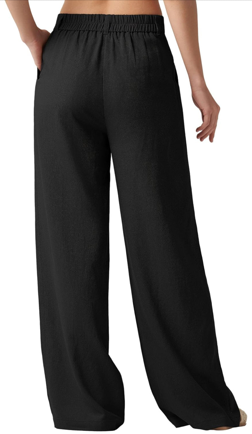Black Pleated Dress Pants
