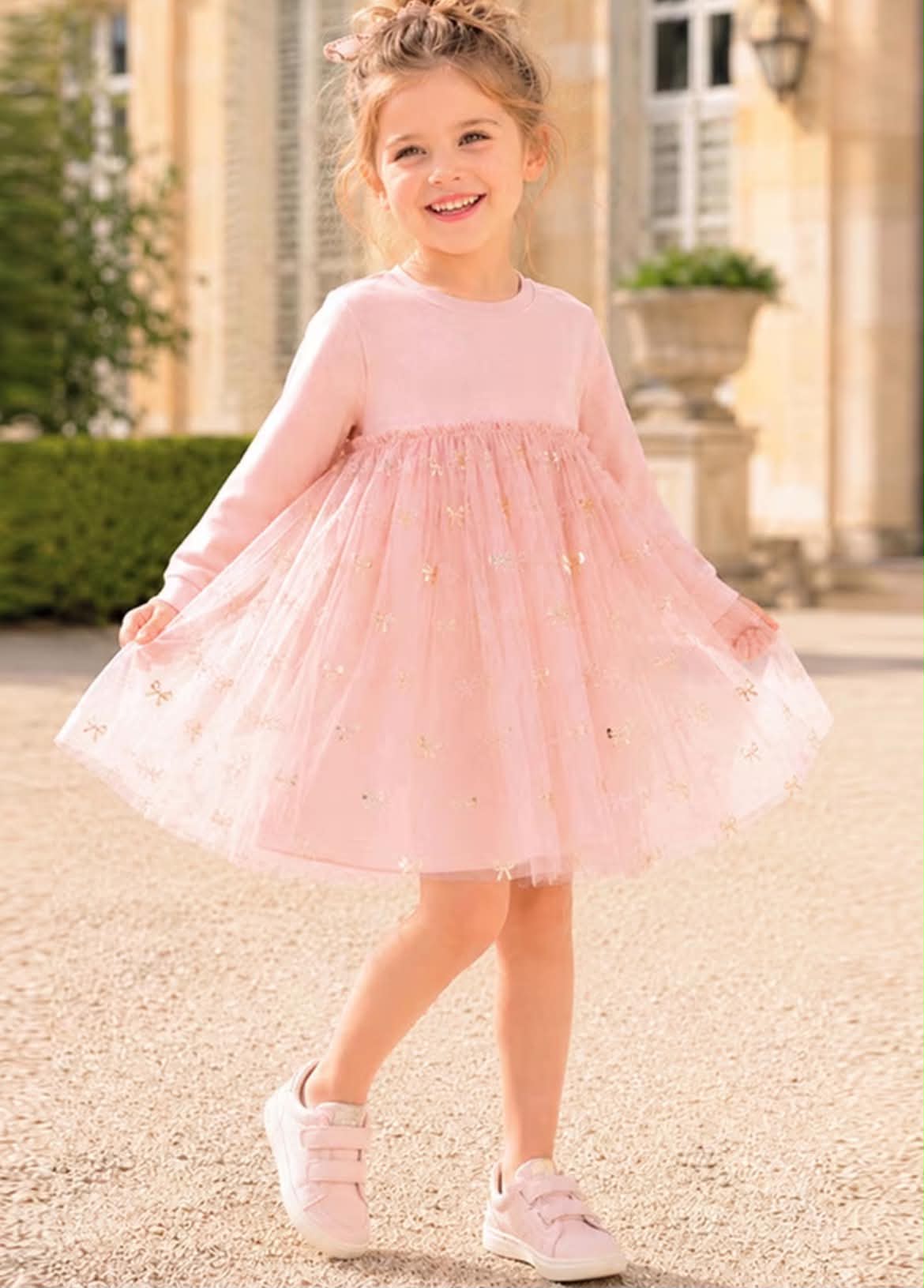 Glitter Bow Tutu Dress