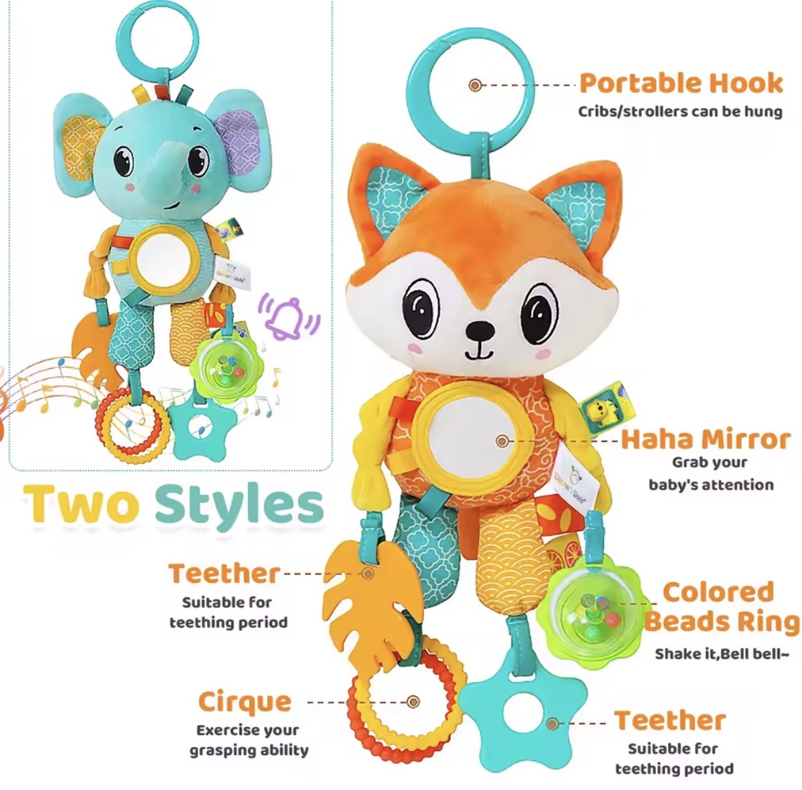 Rattle Teether Toy
