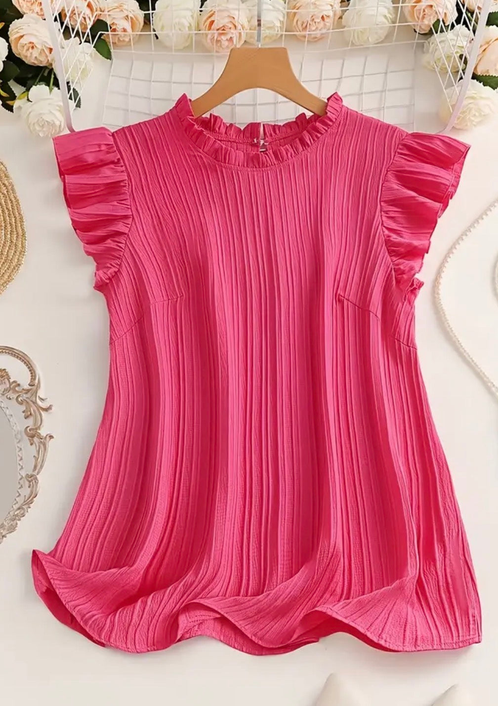 Candy Ruffle Sleeve