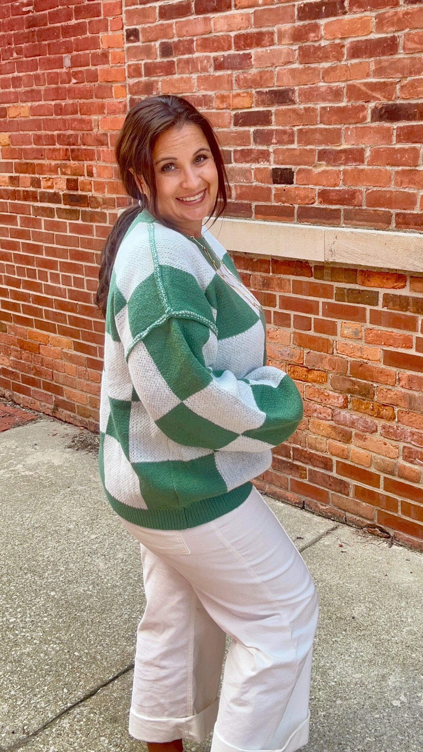 Checkered Sweater