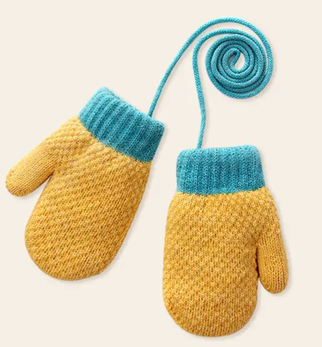 Kids Fur Lined Mittens