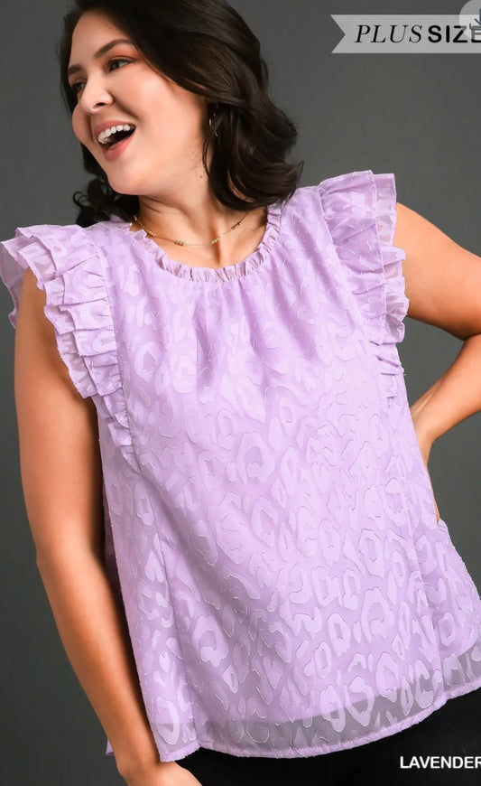 UMGEE - Plus Size Leopard Top