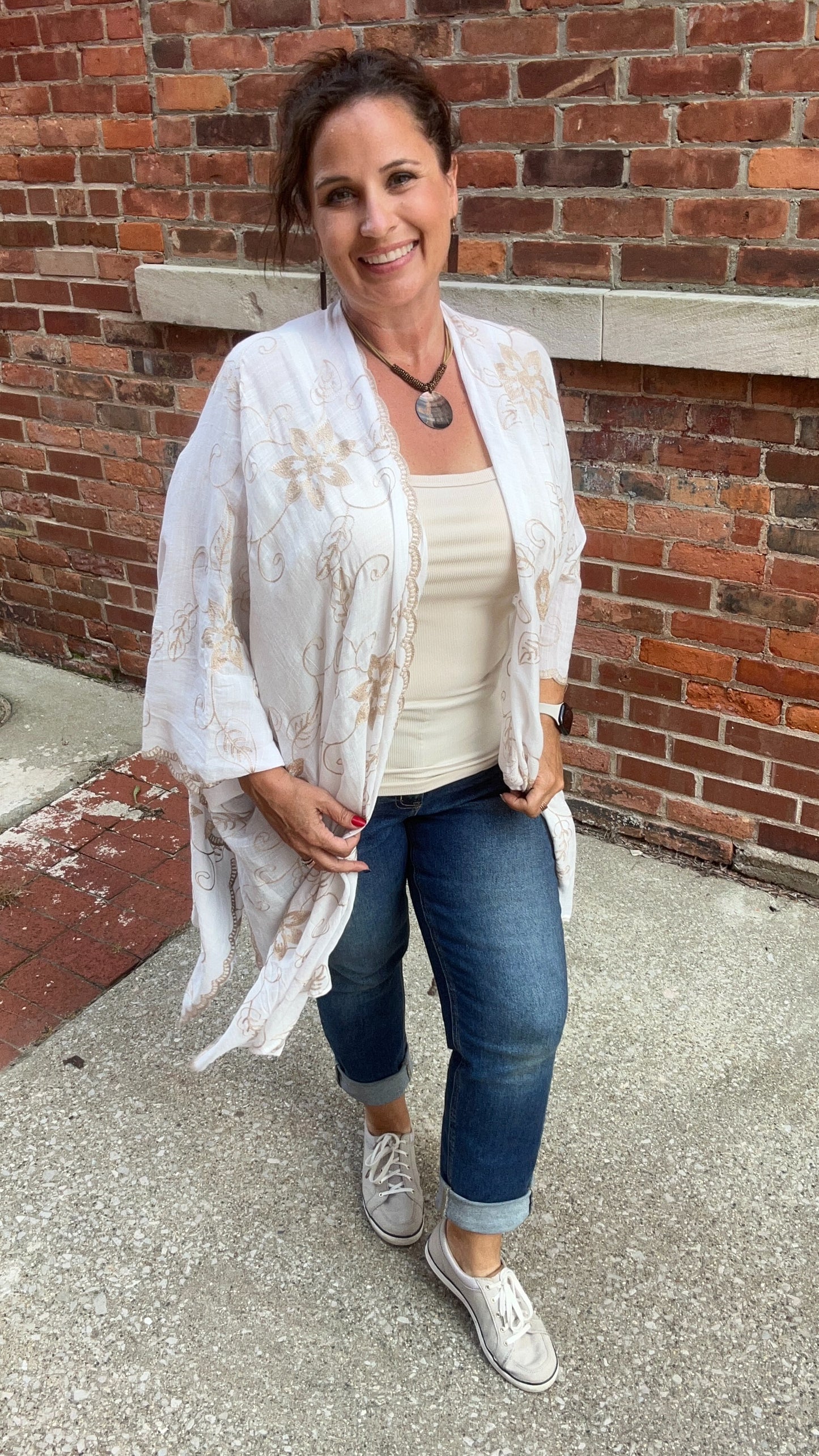 Embroidered Kimono
