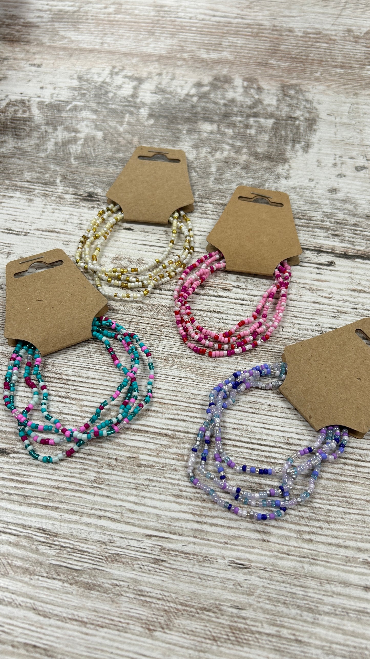 4pc Bead Bracelets