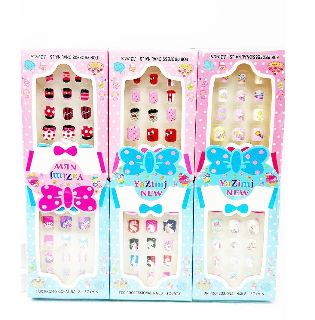 Press On Kids Nails Set