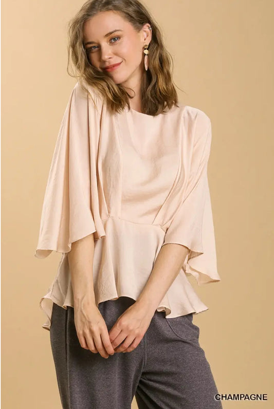 UMGEE Satin Kimono Sleeve