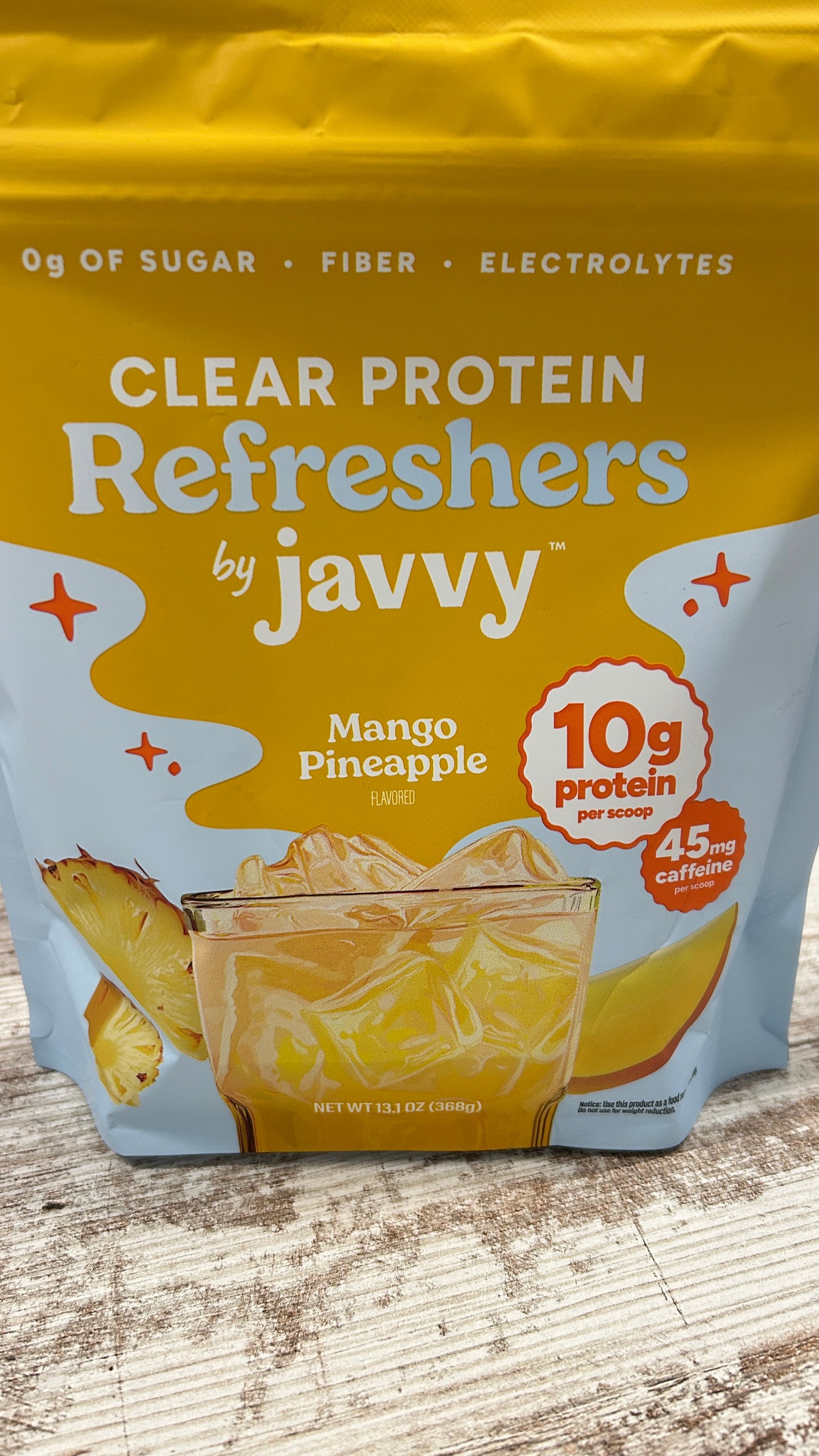 JAVVY Mango Pineapple Protein Refresher