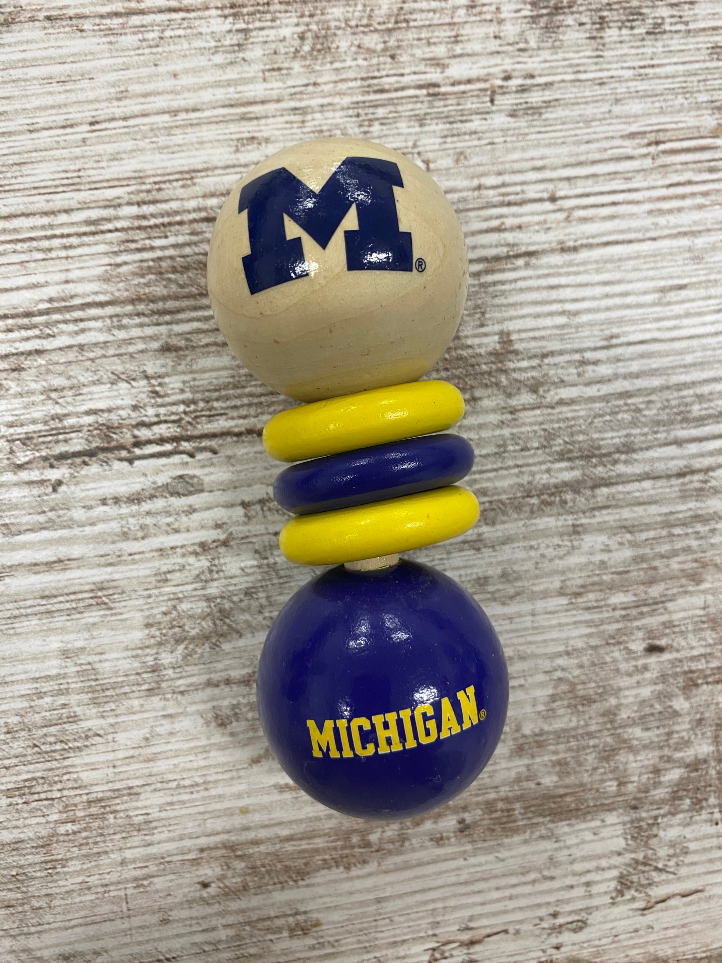 Michigan Wolverines - Baby Rattles 2-Pack