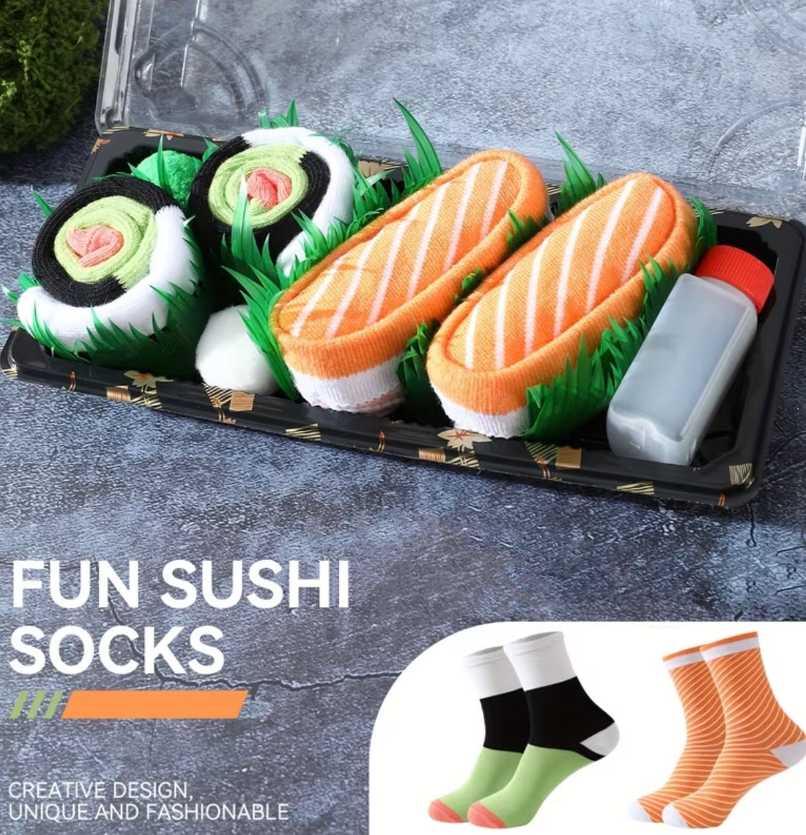 Sushi and Salad Socks