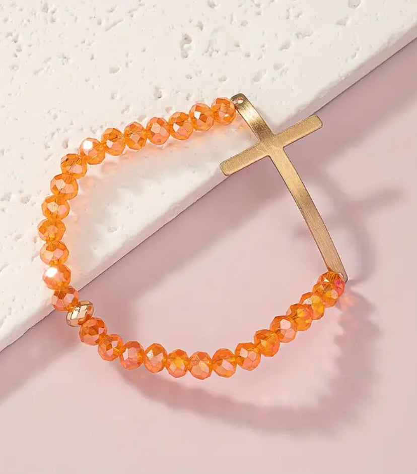 Beaded Cross Bracelets