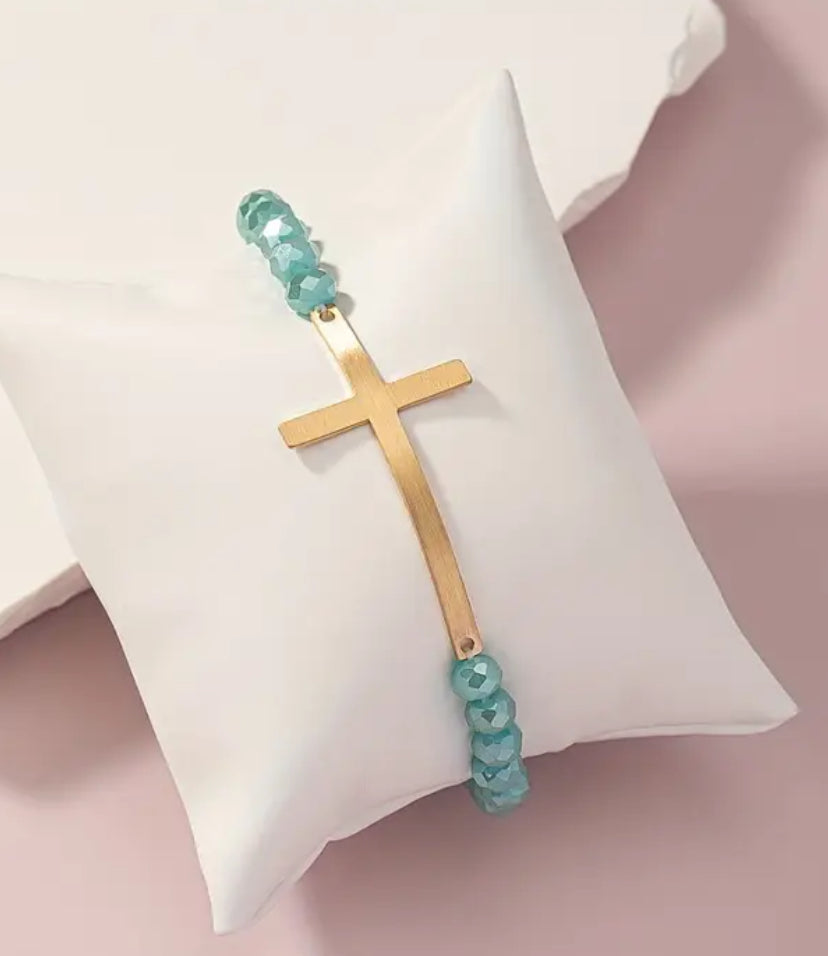 Beaded Cross Bracelets