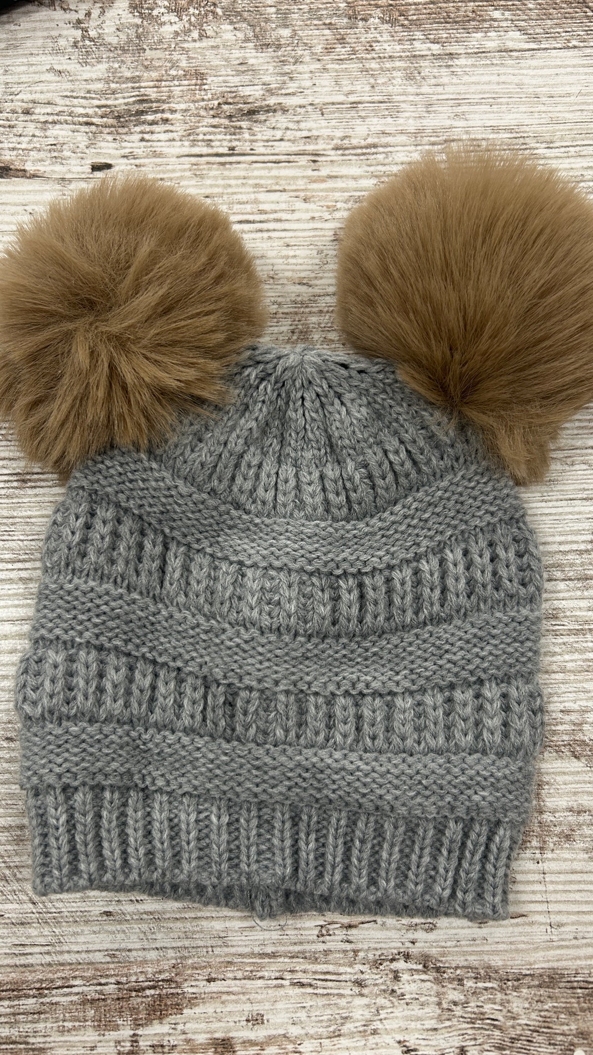 Baby Double Pompom Hat