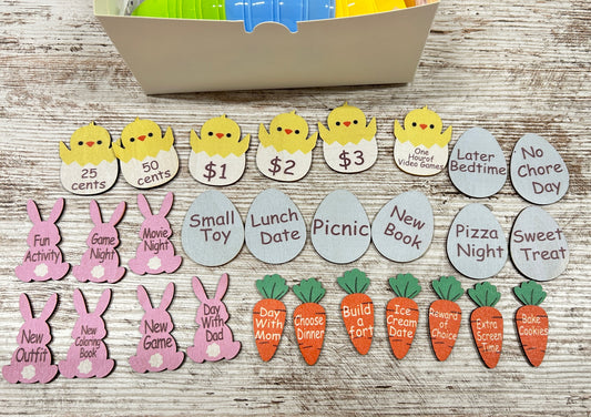 Wood Coin Egg Hunt Kit