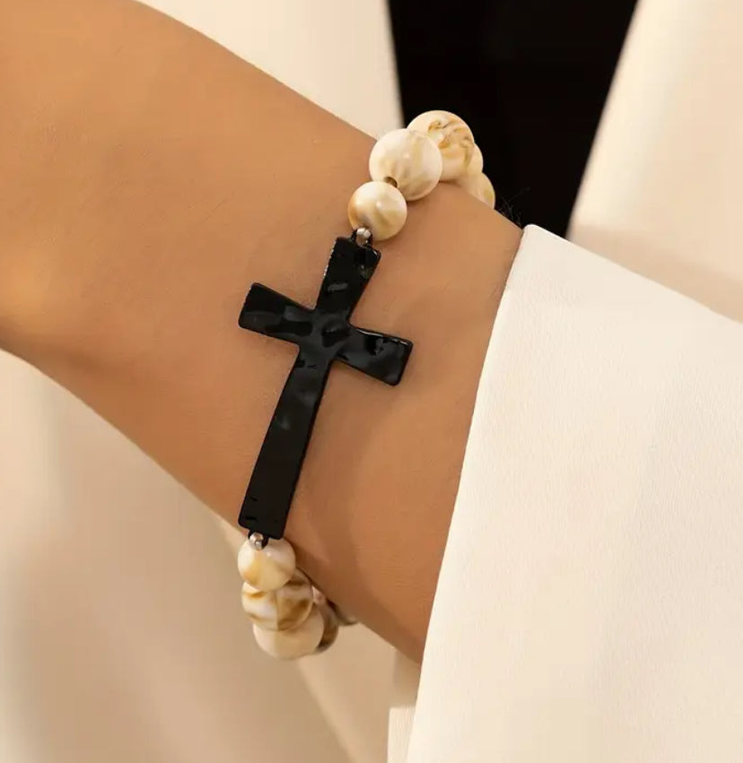 Beaded Cross Bracelets