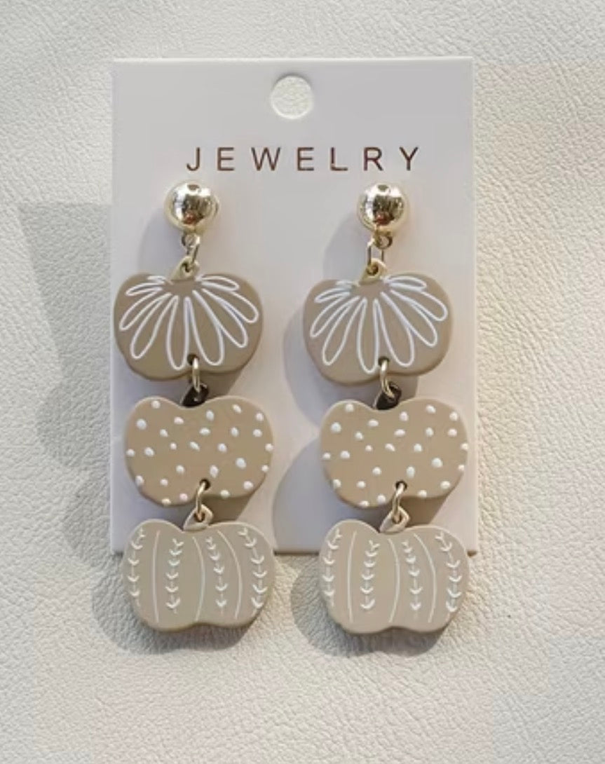 Pumpkin Earrings
