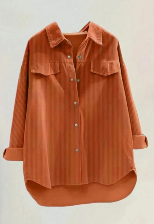 Rust Fall Corduroy Jacket
