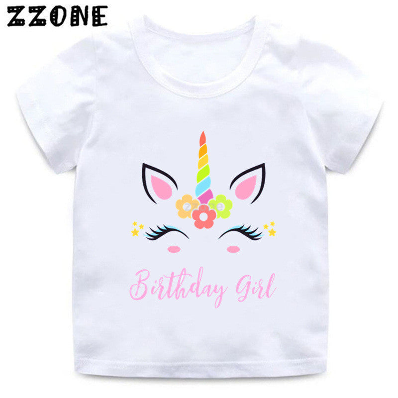 Birthday Shirts - Numbers & Unicorn