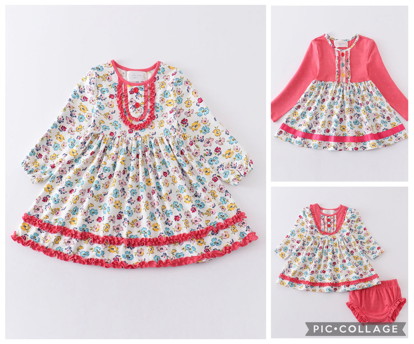 Platinum Pink Floral Print