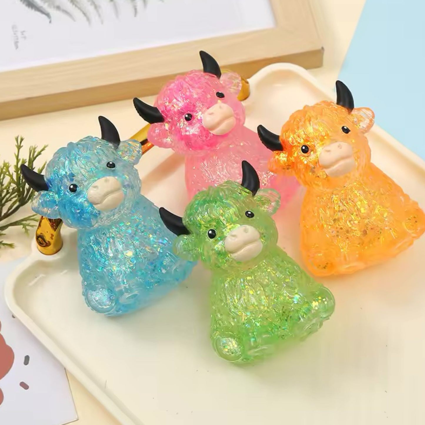 Sugar Squeeze Highland Cow Toy | A081