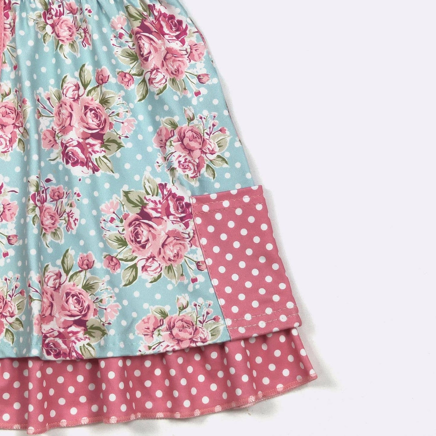 Polka Dot Blossom Girls Dress