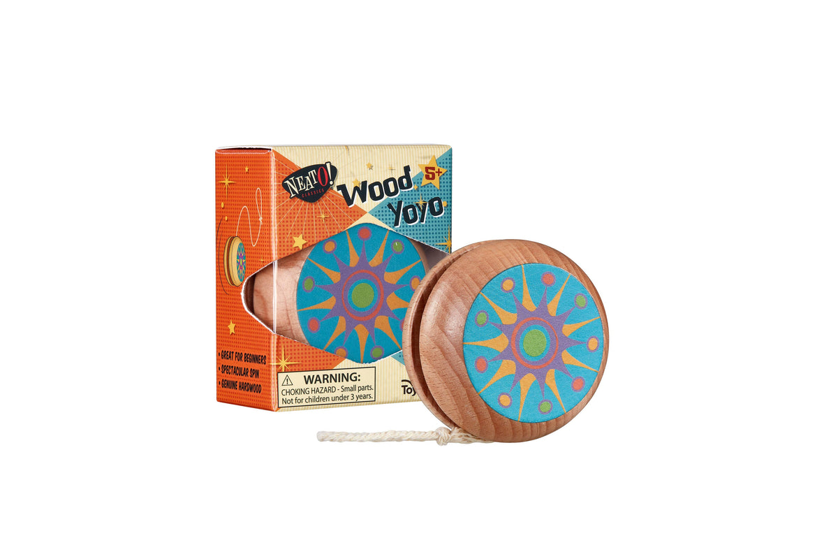 Neato! Wood Yo-Yo- Retro Classic, vintage toys