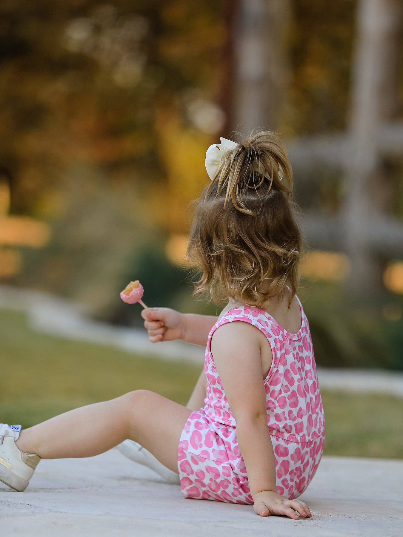 Leopard Striped Milk Silk 3-piece Jumpsuit Set