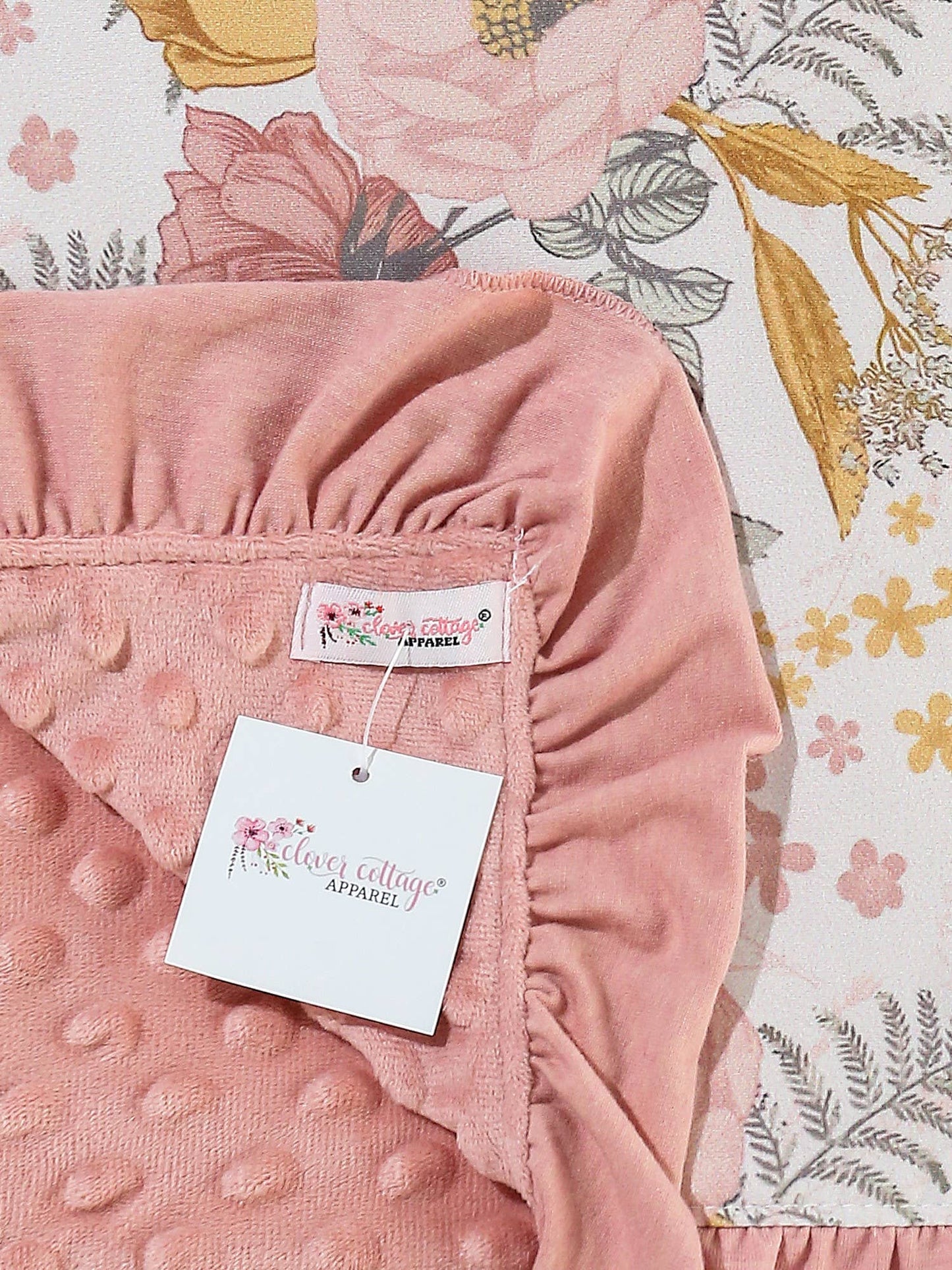 Rustic Floral Blanket
