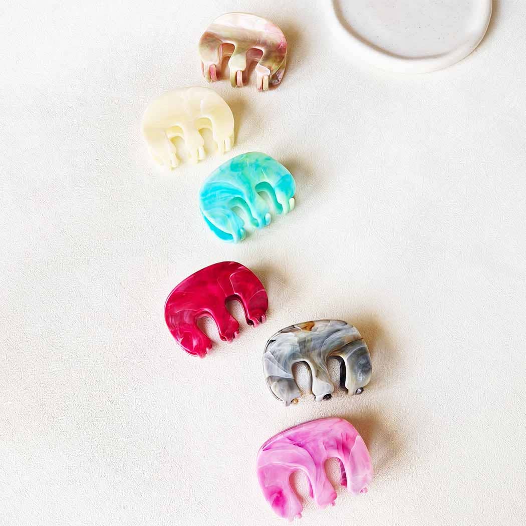 Marbled Hair Claw Clip