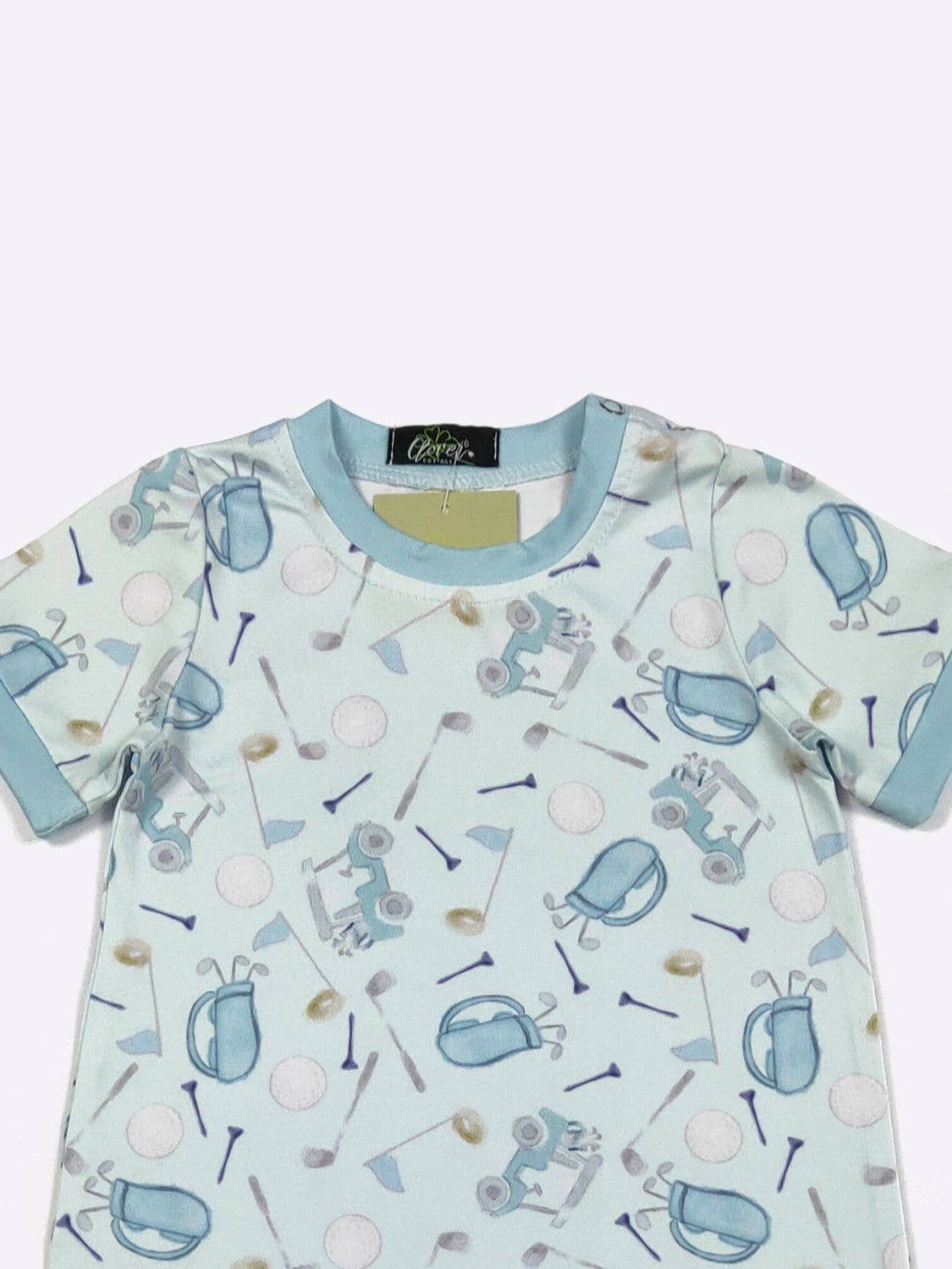 Hole in One Boy Romper
