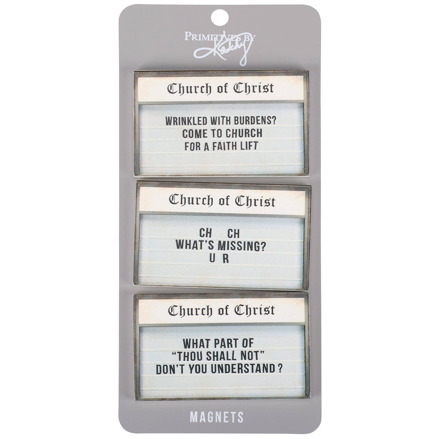Church Signs Magnet Set