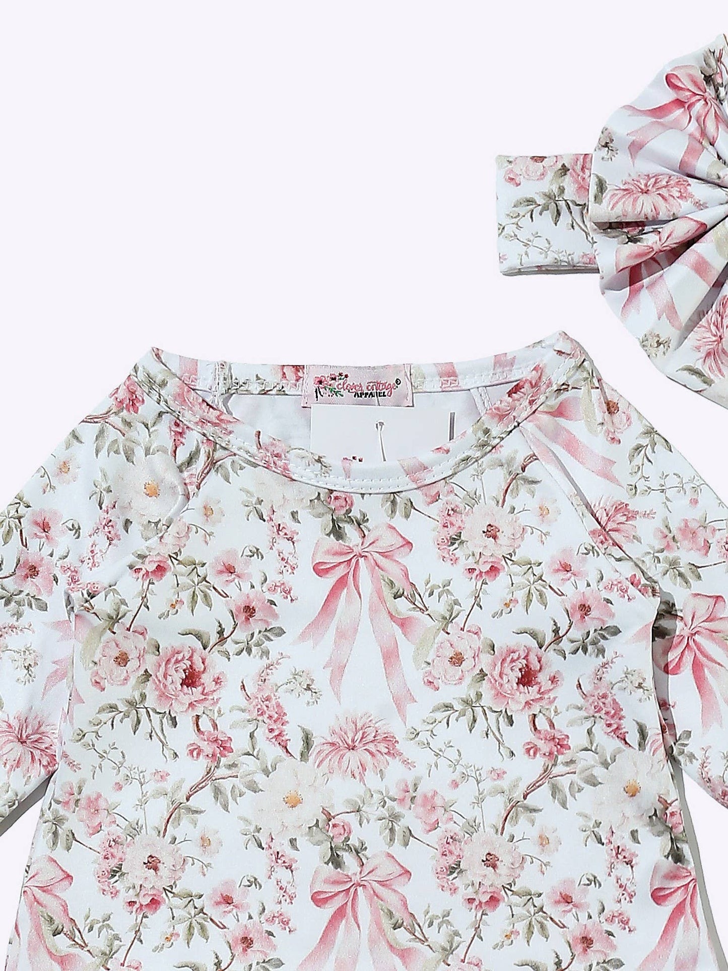 Ribbon Garden Baby Gown