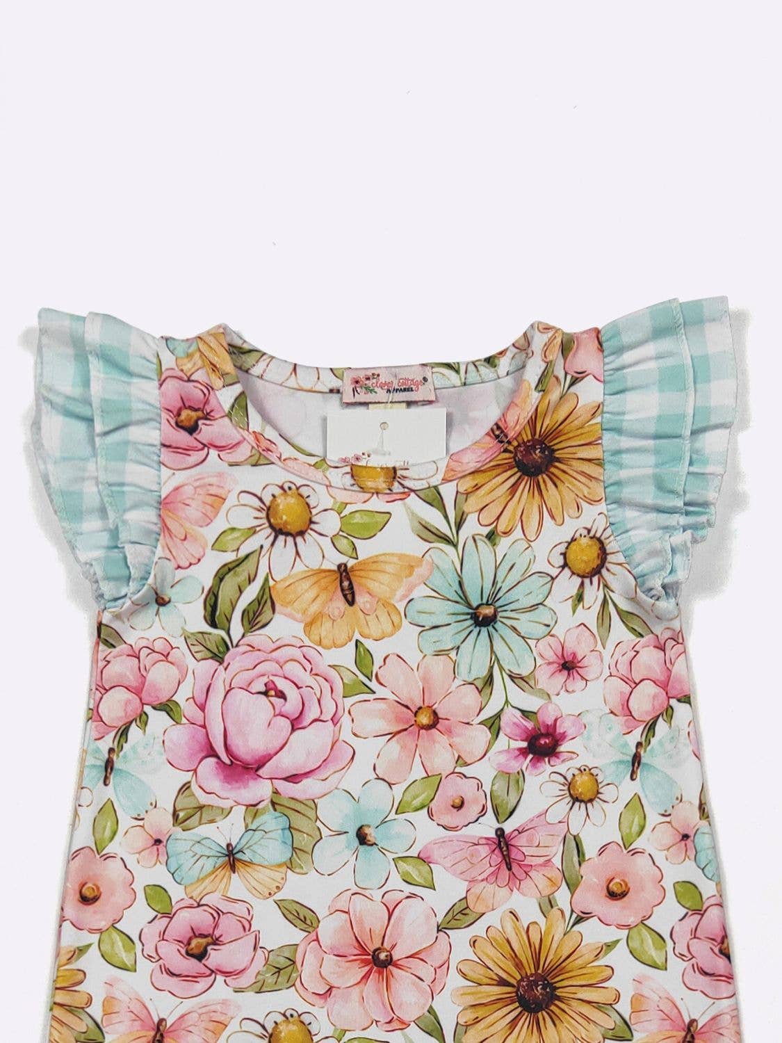 Butterfly Garden Baby Romper