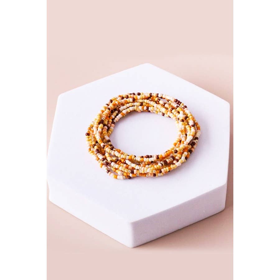 Seed Bead Bundle Bracelet